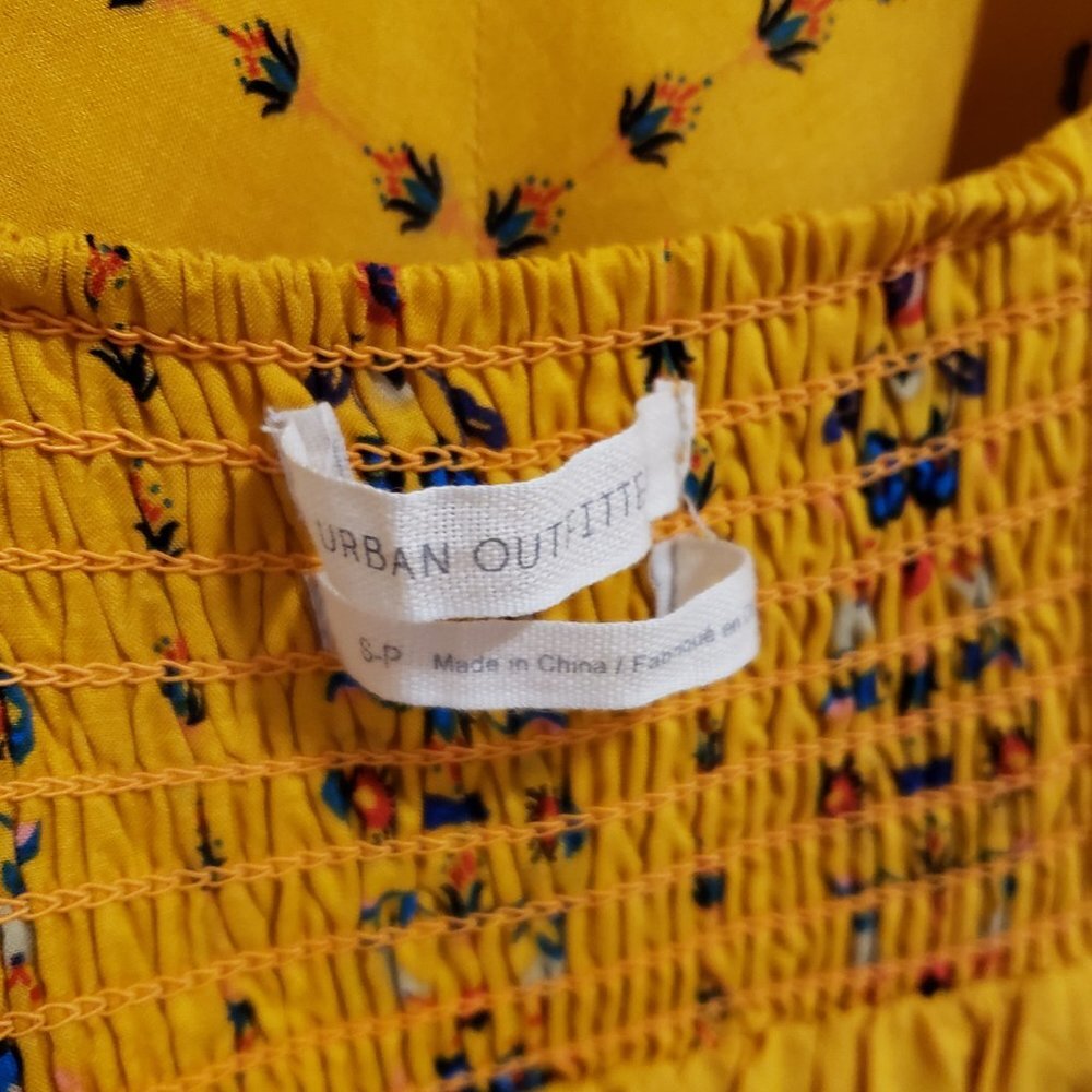 Urban Outfitters Finnigan Folk Print Dress - Picture 7 of 7